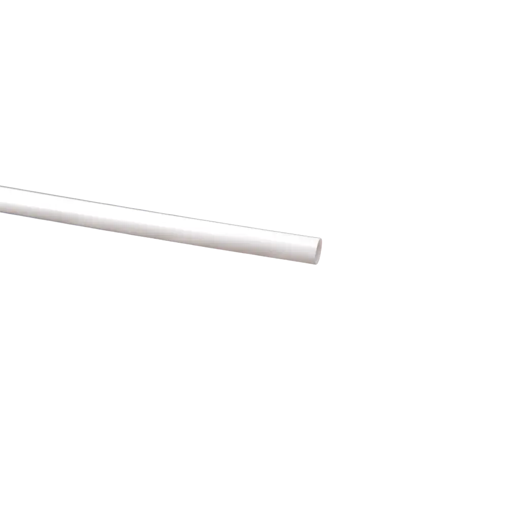 Paille Cocktail en PP blanc recyclable 20cm ø 8mm – Réutilisable, certifiée contact alimentaire (Lot de 250)