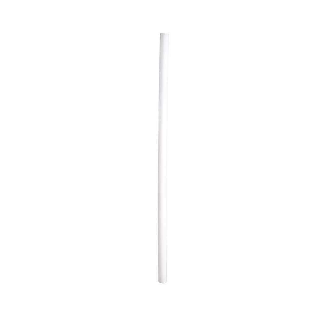 Paille COCKTAIL PP blanc 20cm ø 8mm – Réutilisable & certifiée alimentaire - Sachet de 250