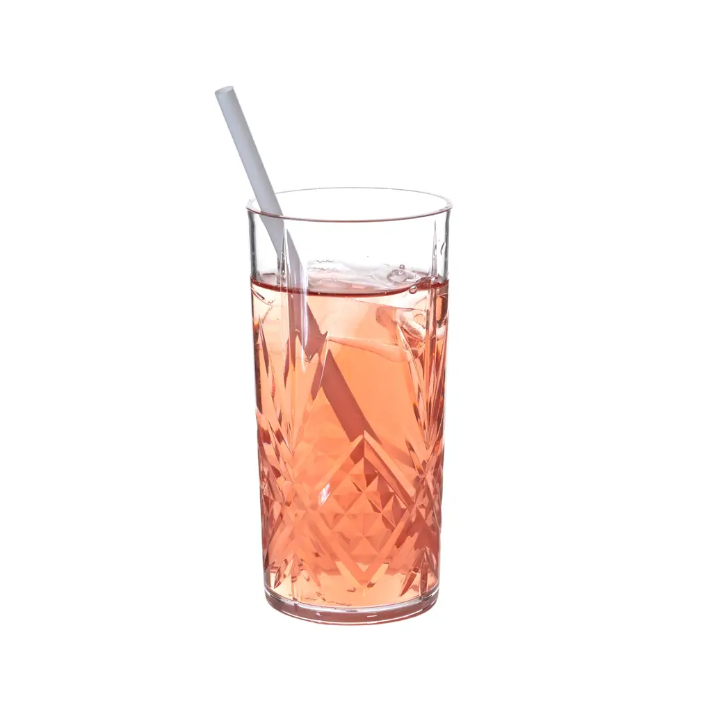 Paille COCKTAIL PP blanc 20cm ø 8mm – Réutilisable & certifiée alimentaire - Sachet de 250