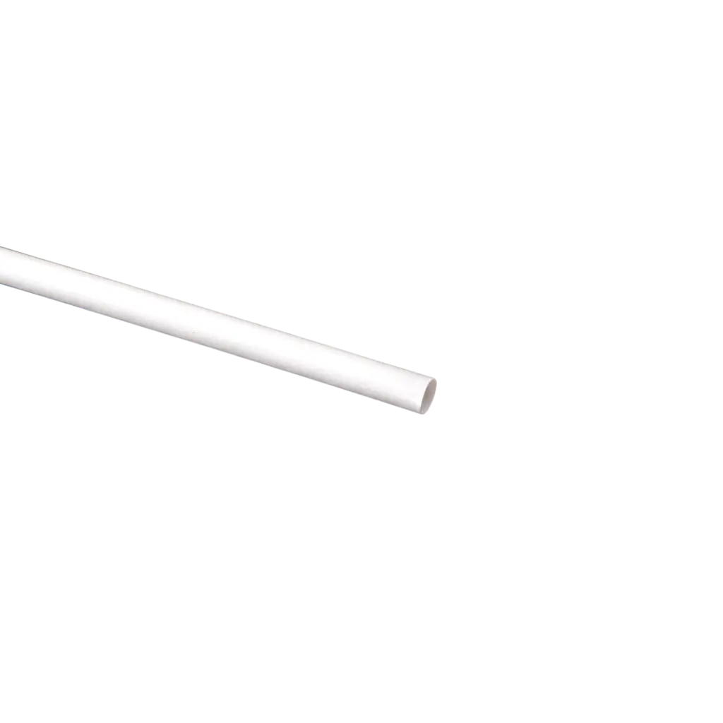 Paille Géante XXL en PP blanc 50cm ø 8mm – Réutilisable, certifiée contact alimentaire (Lot de 500)