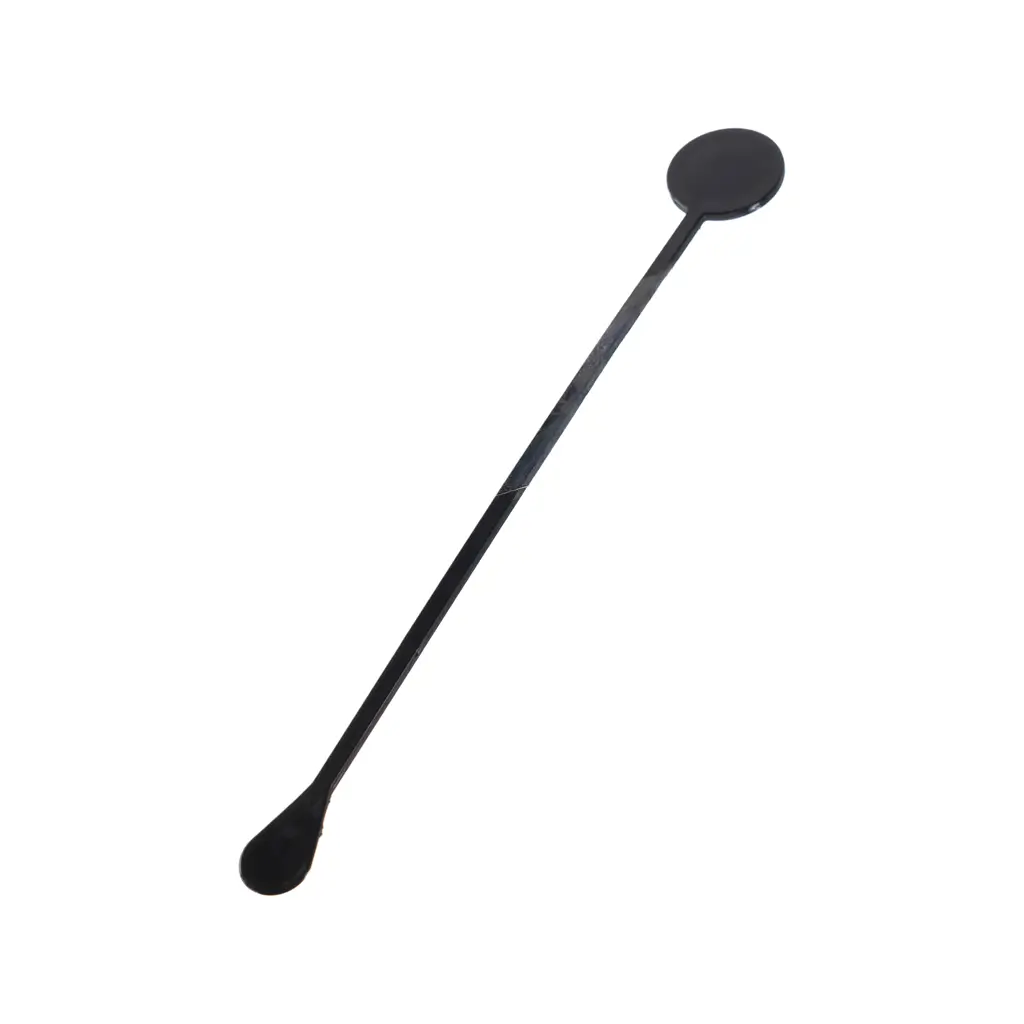 Agitateur à Cocktail Standard 22cm Réutilisable en PP Noir - Sachet de 100