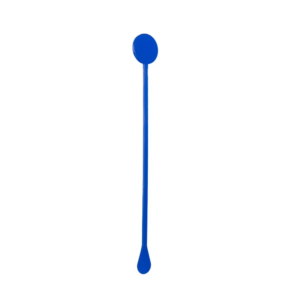 Agitateur à Cocktail Standard 22cm Réutilisable en PP Bleu - Sachet de 100
