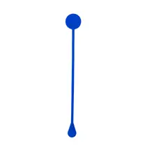 Agitateur à Cocktail Standard 22cm Réutilisable en PP Bleu - Sachet de 100