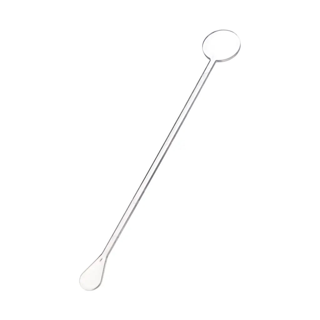 Agitateur à Cocktail Standard 22cm Réutilisable en PP Transparent - Sachet de 100