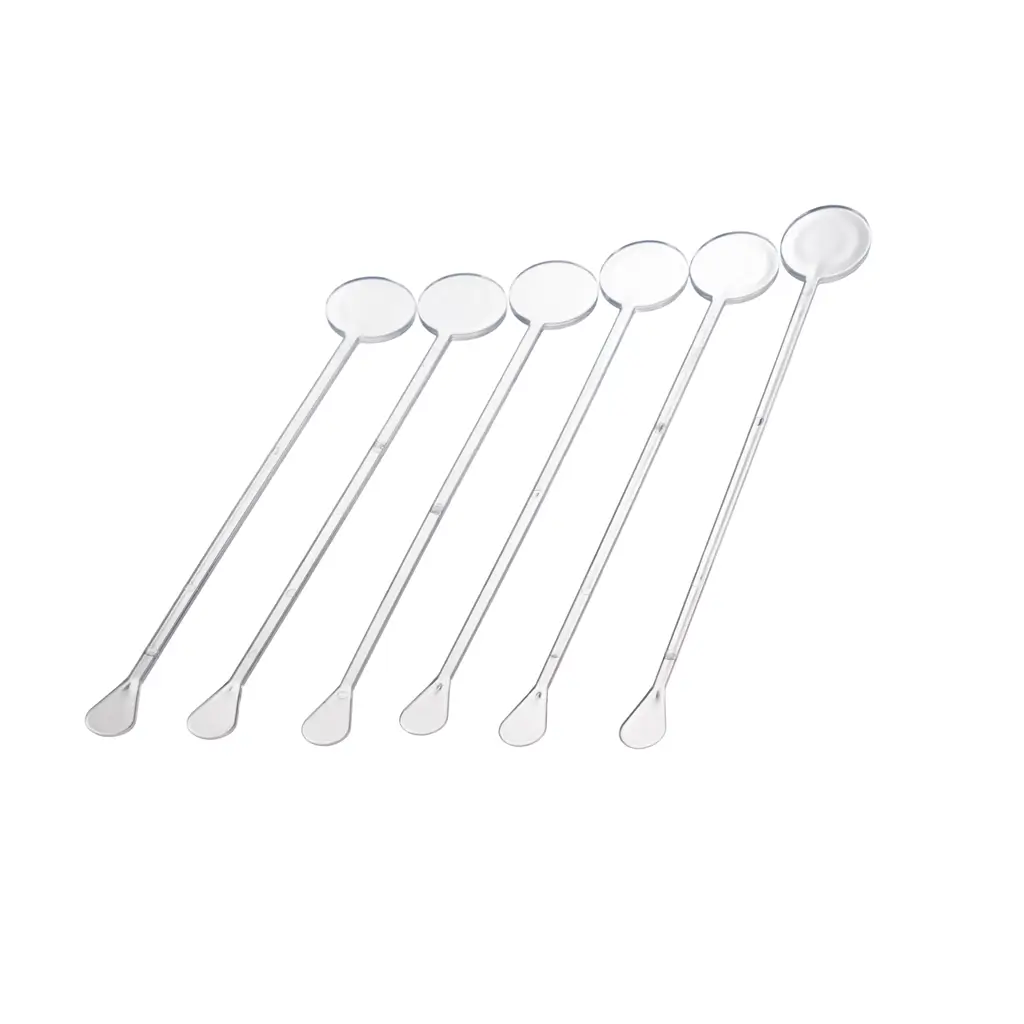 Agitateur à Cocktail Standard 22cm Réutilisable en PP Transparent - Sachet de 100