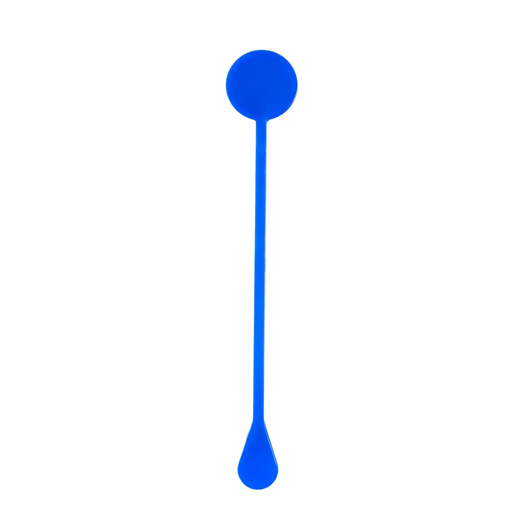 Agitateur à Cocktail 17cm Réutilisable en PP Bleu (Mojito, CaÏpi) - Sachet de 100
