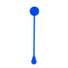 Agitateur à Cocktail 17cm Réutilisable en PP Bleu (Mojito, CaÏpi) - Sachet de 100