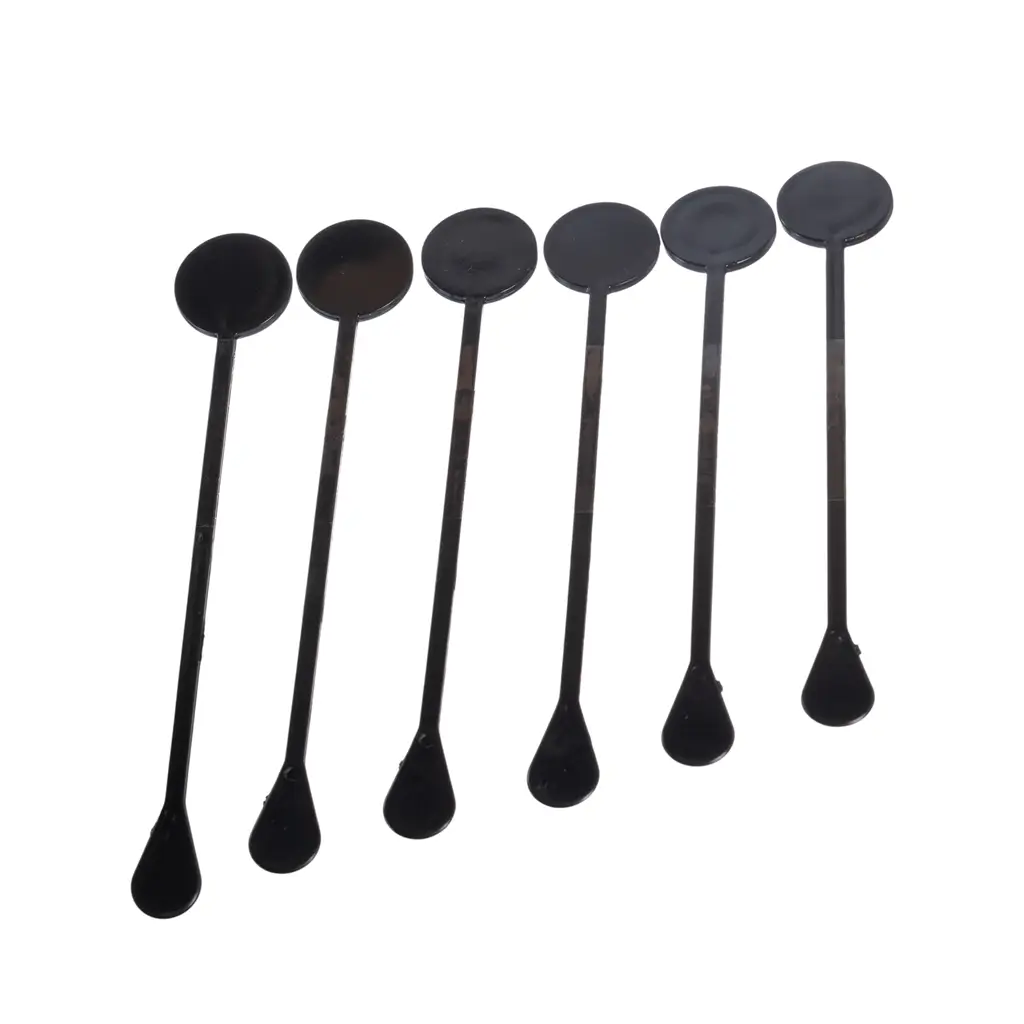 Agitateur à Cocktail 17cm Réutilisable en PP Noir (Mojito, Caïpi) - Sachet de 100
