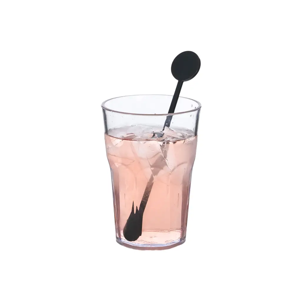 Agitateur à Cocktail 17cm Réutilisable en PP Noir (Mojito, Caïpi) - Sachet de 100