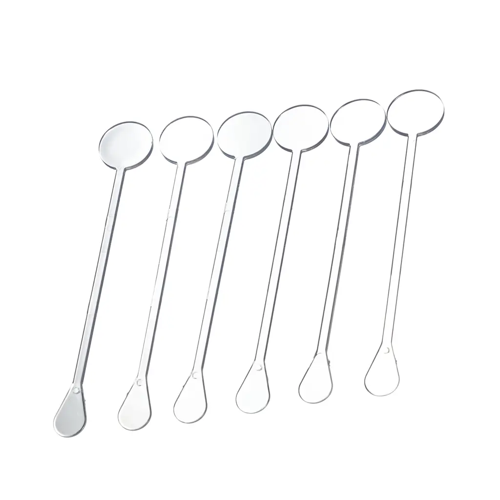 Agitateur à Cocktail 17cm Réutilisable en PP Transparent (Mojito, Caïpi) - Sachet de 100