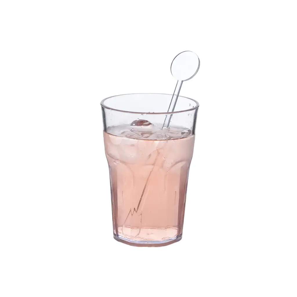 Agitateur à Cocktail 17cm Réutilisable en PP Transparent (Mojito, Caïpi) - Sachet de 100