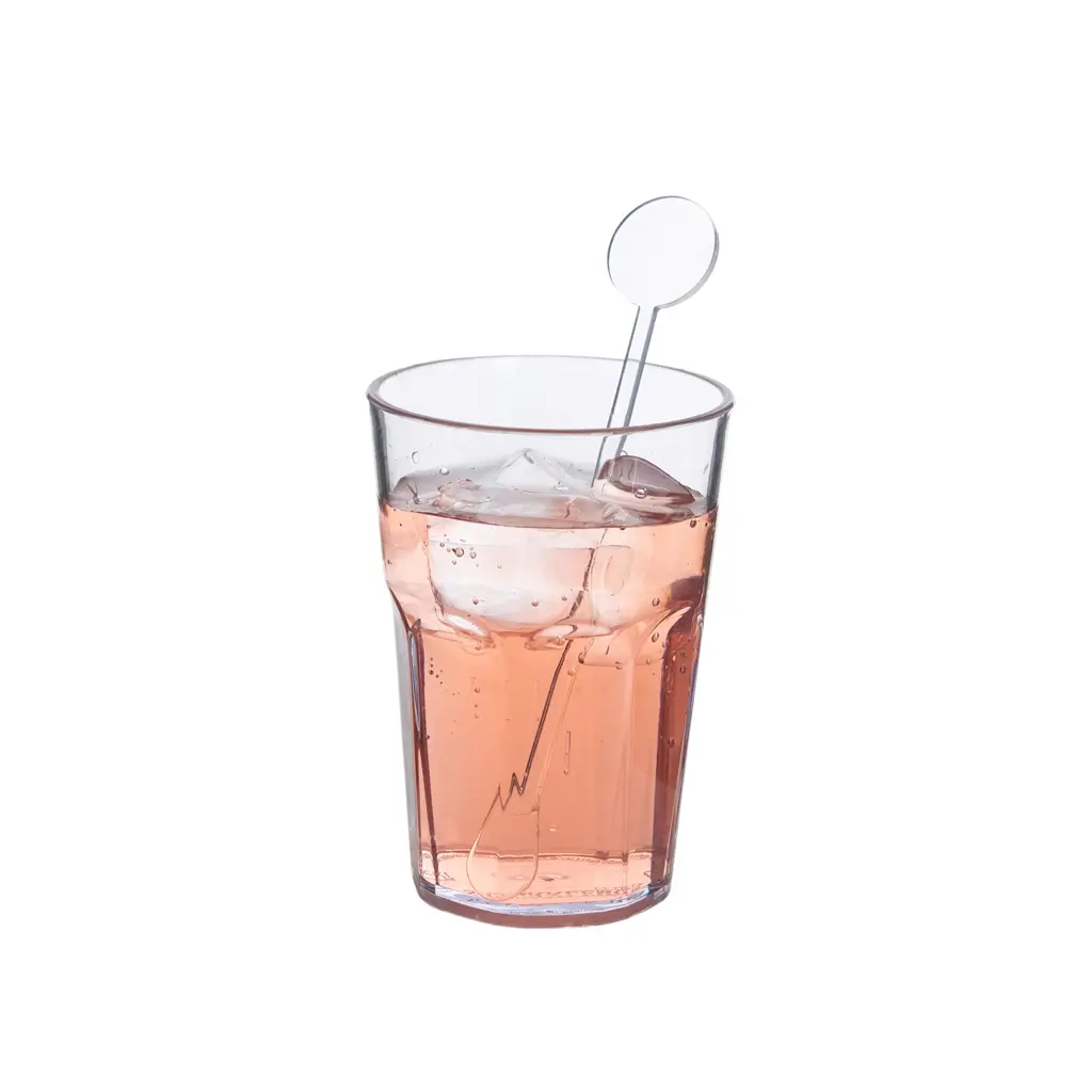 Agitateur à Cocktail 17cm Réutilisable en PP Transparent (Mojito, Caïpi) - Sachet de 100