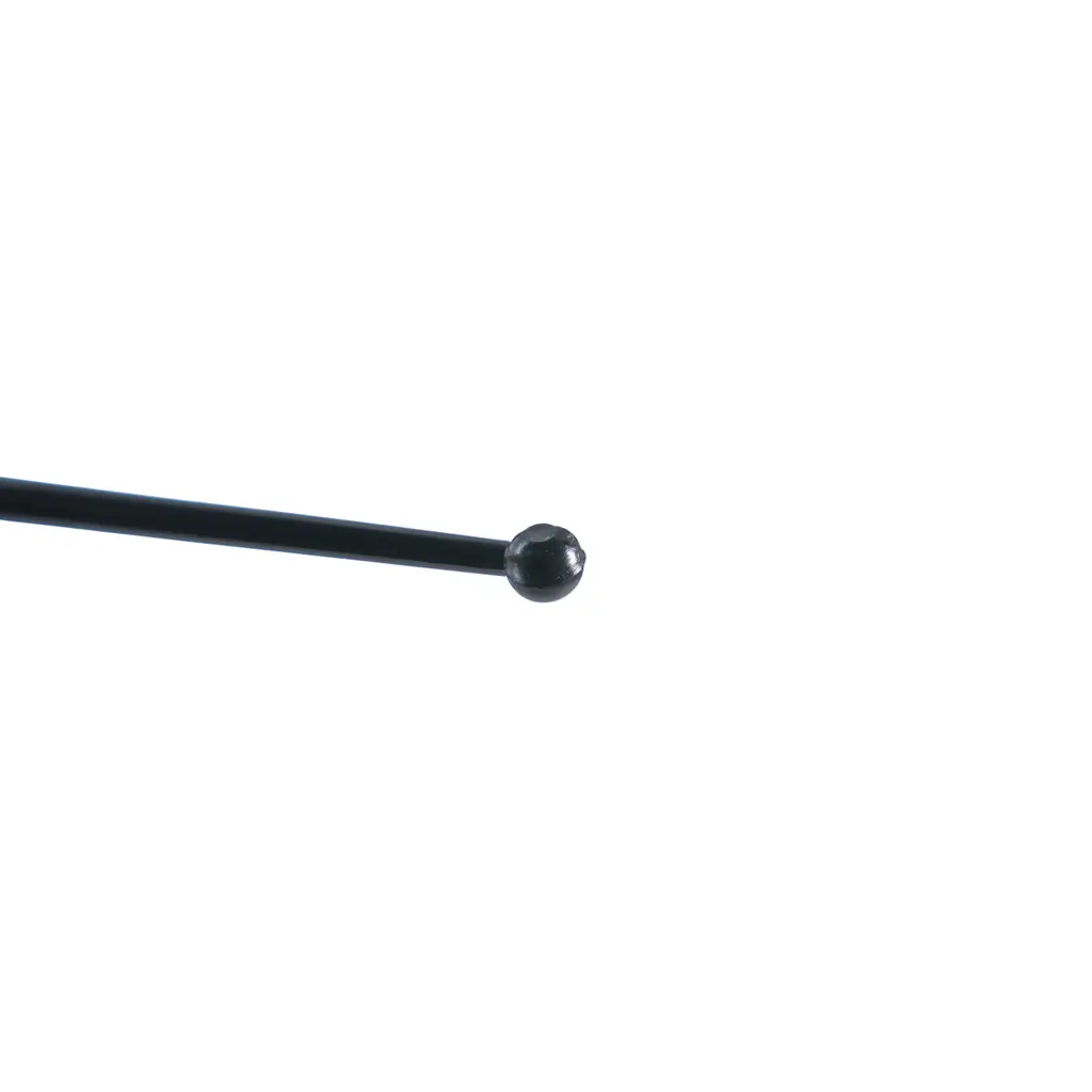 Agitateur à Cocktail Type PILLON 16cm Réutilisable en PP Noir - Sachet de 100