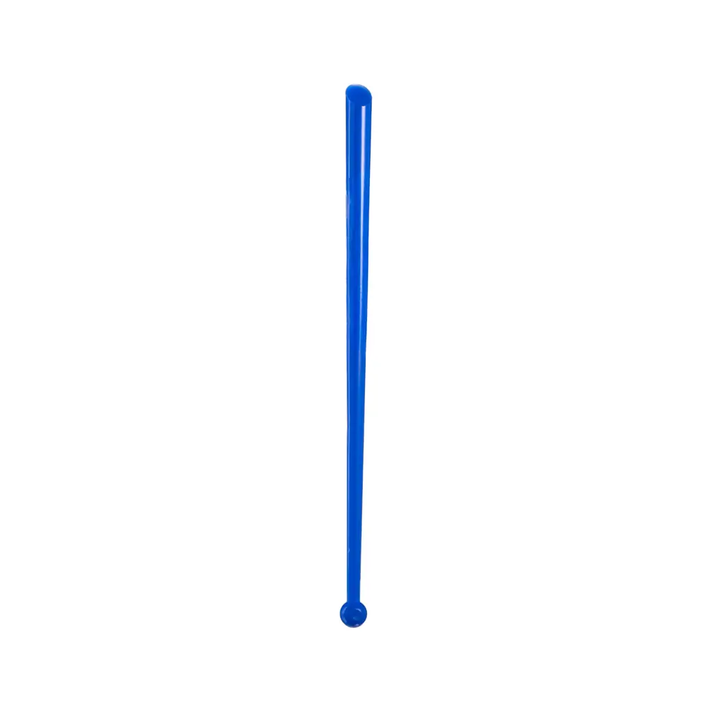 Agitateur à Cocktail Type PILLON 16cm Réutilisable en PP Bleu - Sachet de 100