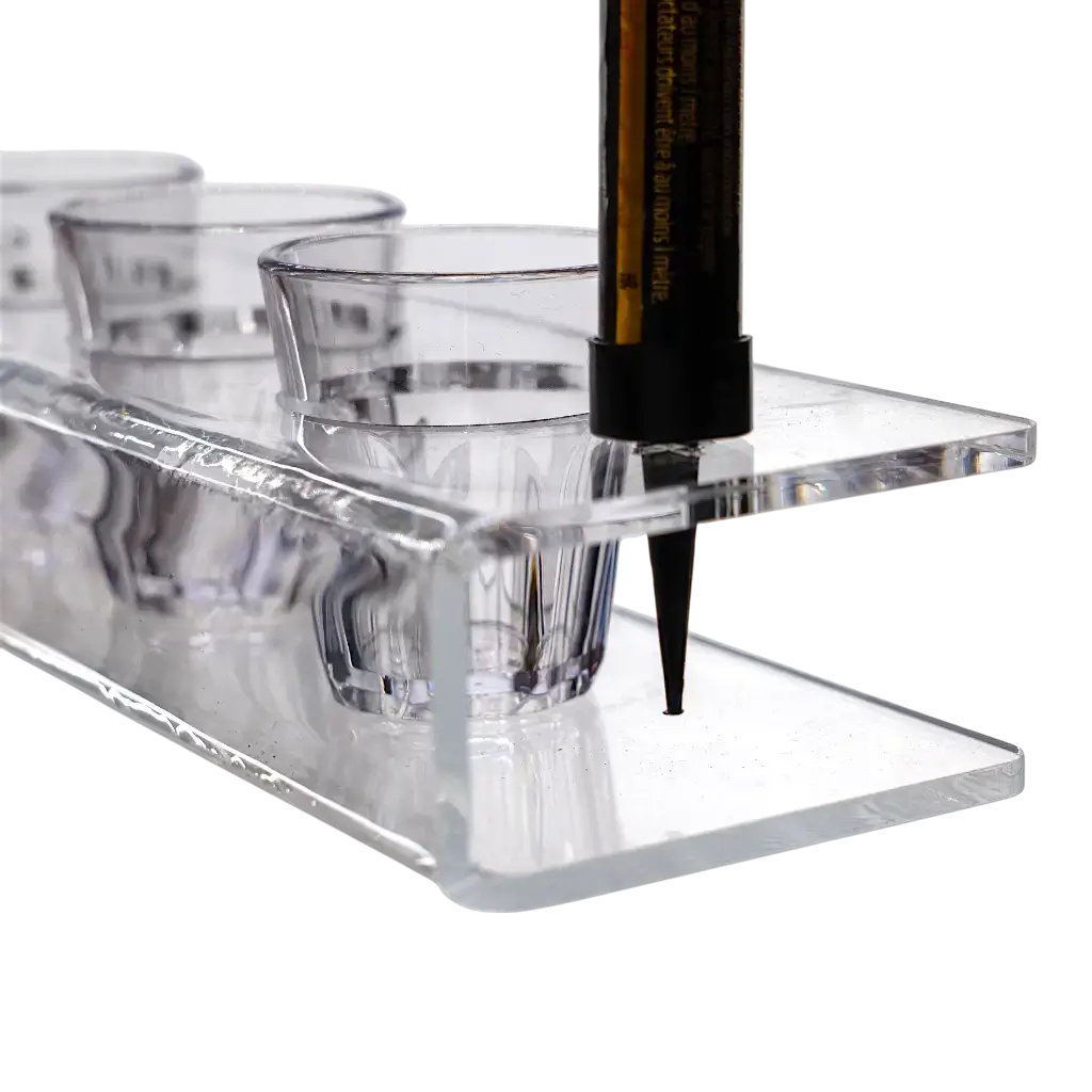 Plateau Shooter Transparent - Mètre Shooters 
