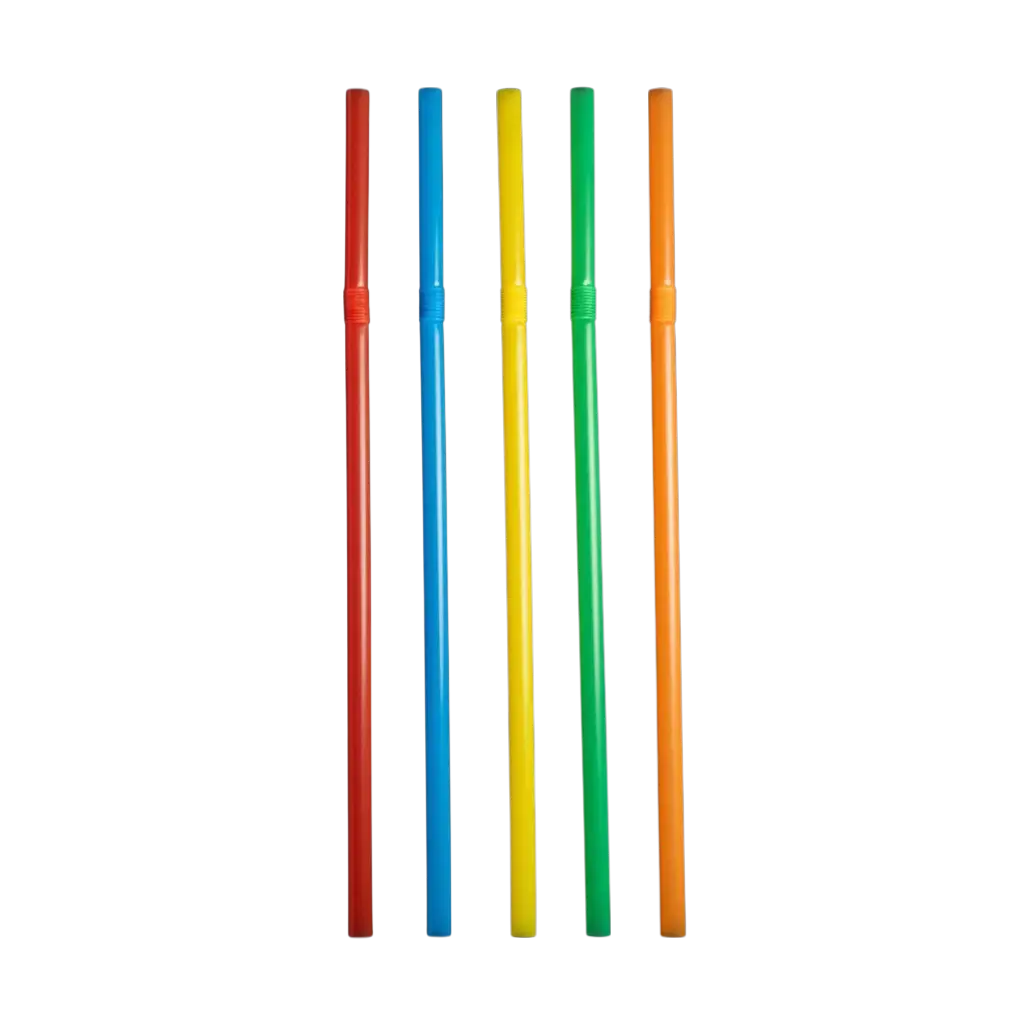 Paille FLEX PP multicolore 23cm ø 6mm – Réutilisable & certifiée alimentaire – Sachet de 250