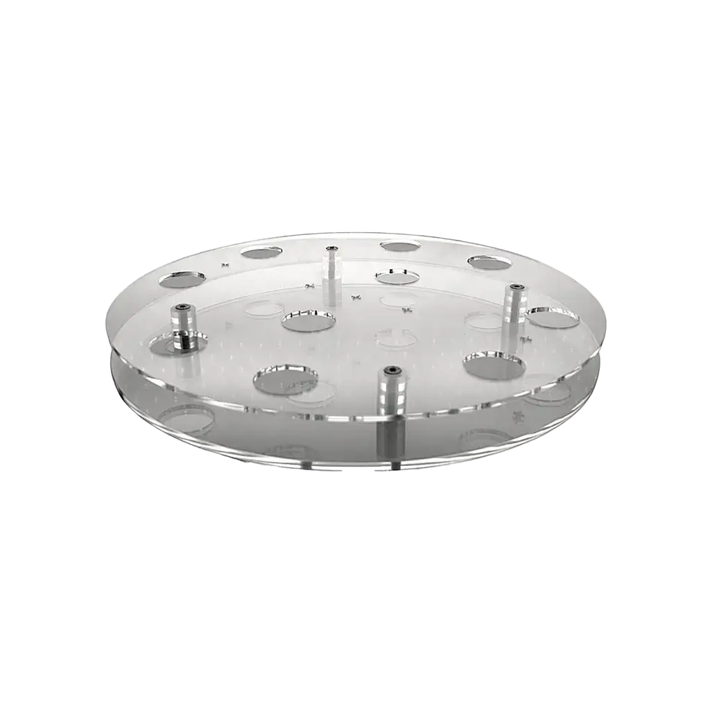 Plateau Shooter Transparent -  Mètre Shooters Rond