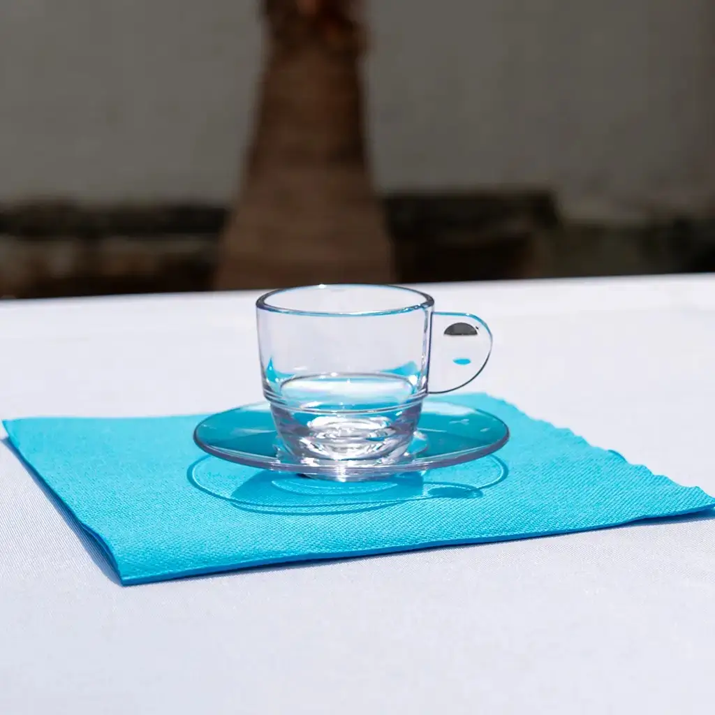 Tasse à Café Transparente 8cl - Lot de 6