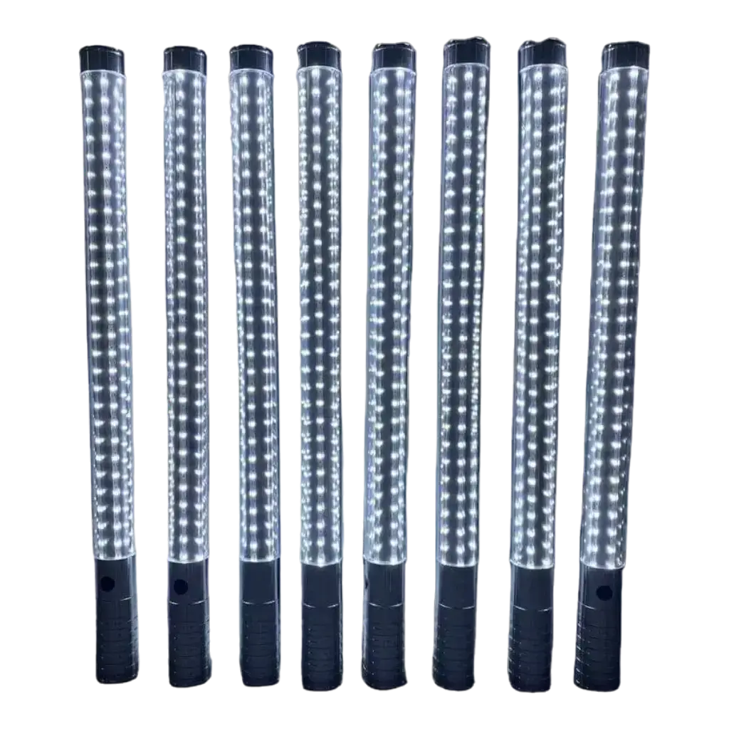 BATON XXL LED BOUTEILLE V.I.P ARGENT - 60x4cm