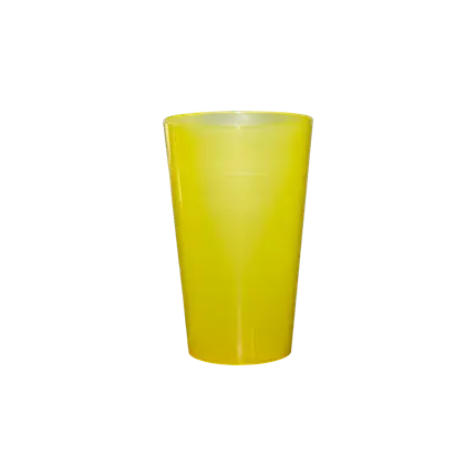 Gobelet Ecocup Jaune 25cl utile (33cl ras bord)